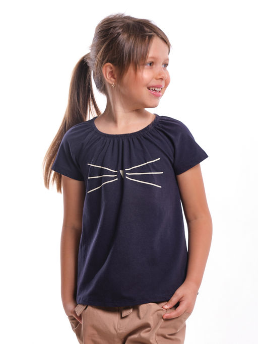 Футболка для девочки UD 0803 кофе - Mini maxi фото 13