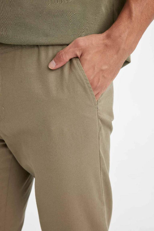 Хлопковые брюки скинни Jogger - Defacto фото 6