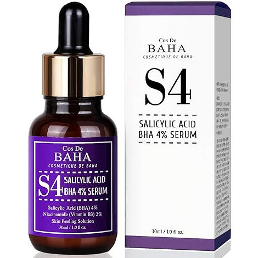 Cos De BAHA Salicylic Acid 4% Serum (S4) Сыворотка для лица с ниацинамидом и салициловой кислотой 30мл  фото 2