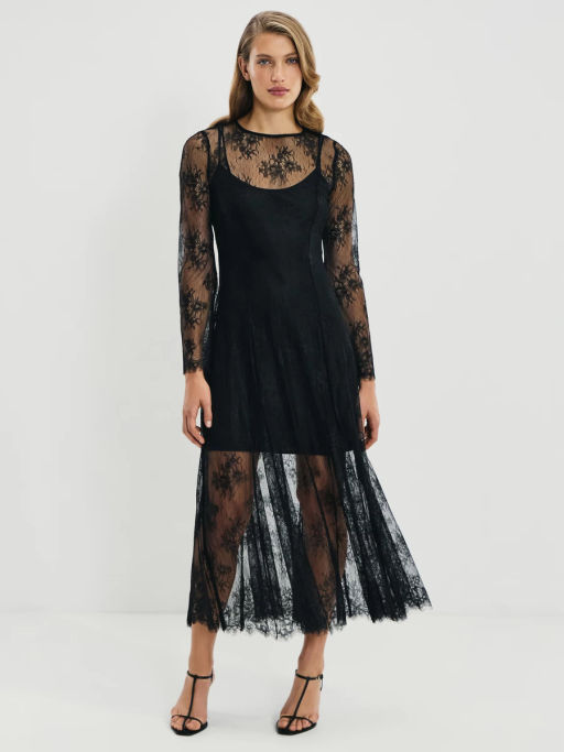 Платье миди из кружева / Zarina