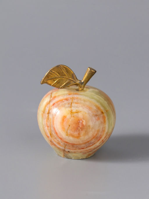 Набор фигурок 6 шт. «Яблоко», 3.8 см, оникс