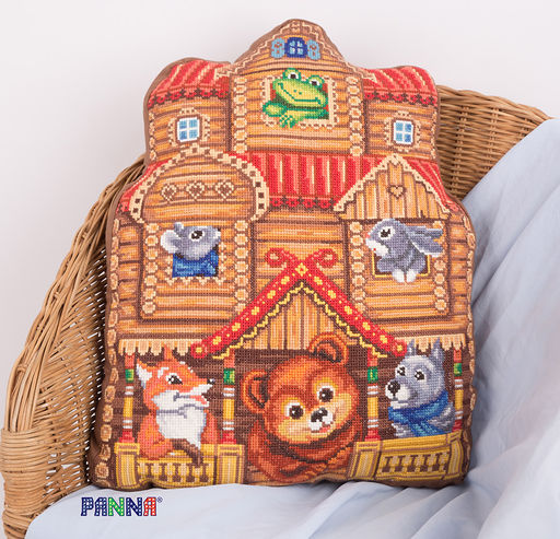 Набор для вышивания PANNA PD-1900 Подушка Теремок 35.5 х 44 см