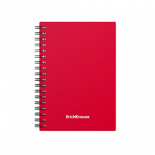 Цена за 60 шт. Тетрадь общая с пластиковой обложкой на спирали ErichKrause Classic, ассорти, А5, 60 листов, клетка  фото 4
