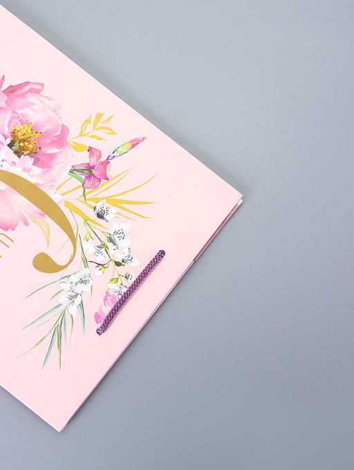 Цена за 2 шт. Пакет подарочный ламинированный Счастья и радости 18?22.3?10 см