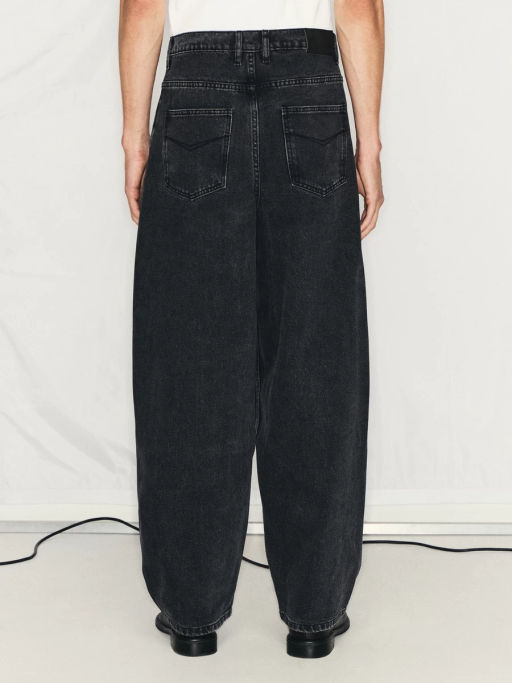 Джинсы baggy fit с переведенными швами / Zarina  фото 5