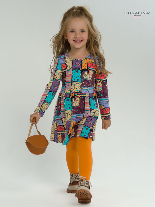 Платье Эля коты в горошек - Sovalina фото 14