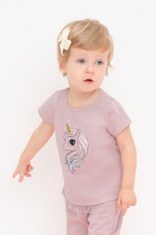 Crockid _ КР 302321/розово-сиреневый к447 фуфайка д/дев яс