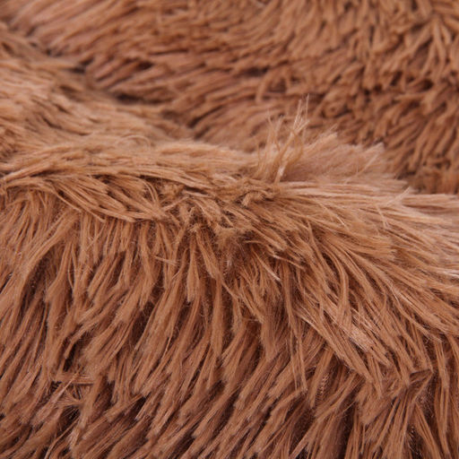 Лежанка для животных круглая "Место БРО", цвет мокко, d-60см (Лейбл)