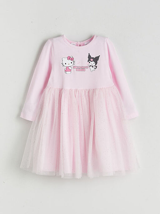 Hello Kitty Bask?l? K?z ?ocuk Elbise