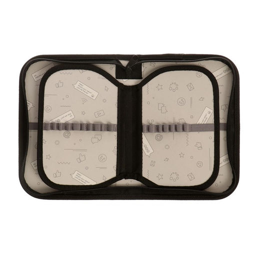 Цена за 3 шт. Пенал школьный, 3 секции, 14×21×4 см «Кеды»