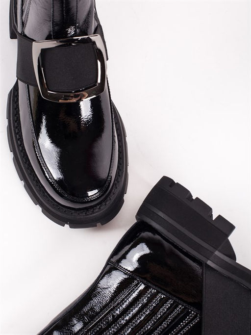 Ботинки женские натуральная кожа/ Броги удобные демисезонные B281 - Piniolo фото 4