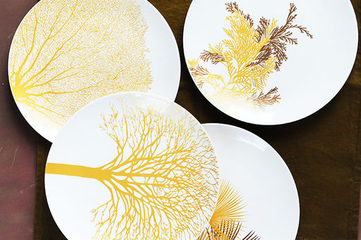 Набор тарелок Singapore, белый, 21x21 см, 4 шт - Anna lafarg фото 10