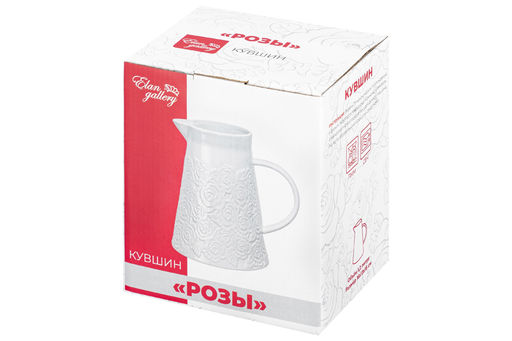 Кувшин 1,2 л 16*13*18 см "Розы"