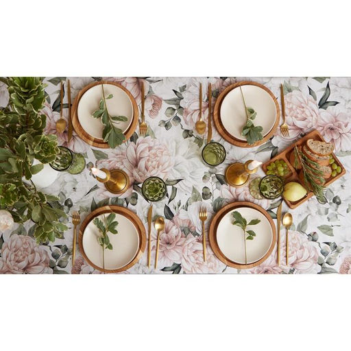 Скатерть Этель «Пионы» 149×180 см, 100% хлопок, саржа 190 г/м²