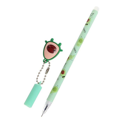 Цена за 12 шт. Ручка - прикол гелевая «Авокадо», МИКС