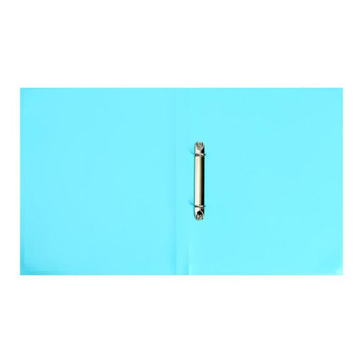 Папка на 2 кольцах А4, Calligrata, 18 мм, 500 мкм, бирюзово-голубая  фото 2