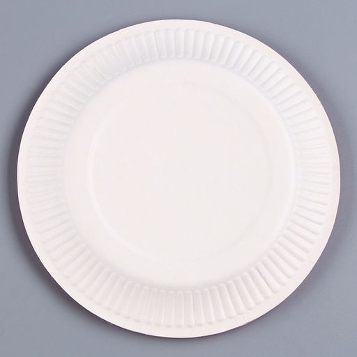 Цена за 10 шт. Тарелка бумажная Банановый, однотонная, 18 см - Страна карнавалия фото 8