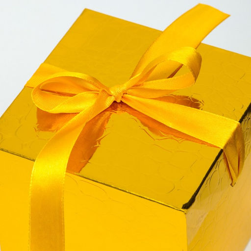 Цена за 12 шт. Коробка Самосборная золото 10х10х10 см - Simaland фото 3