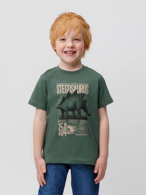 КР 301857/лесной мох фуфайка (футболка) для мал