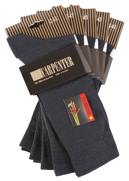 Носки мужские (в упаковке 5 пар) CARPENTER Cr-11/22 т.серый