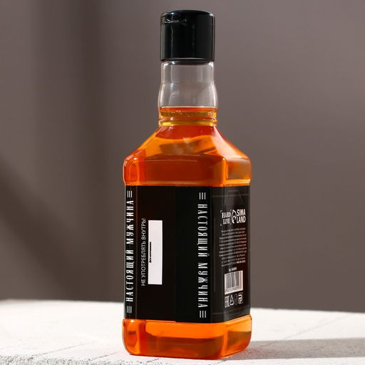 Гель для душа виски Крутой мужик, 250 мл, аромат мужского аромата, Чистое счастье