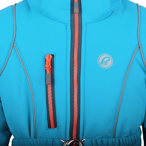 RODOS Утеплённый костюм для девочки зима М-215 Бирюза/Синий