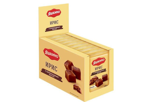 Яшкино, ирис с шоколадным вкусом, 140 г