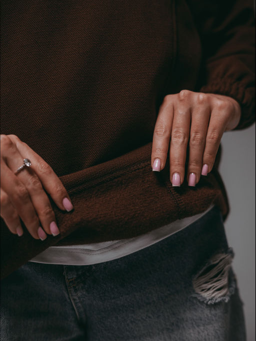 Брамея свитшот женский (черный) - Lovetex фото 16