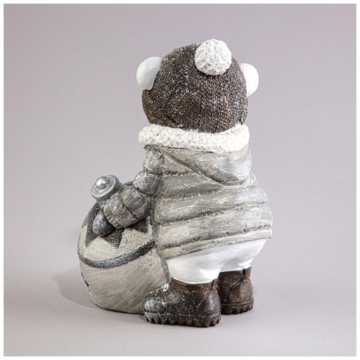 СТАТУЭТКА СНЕГОВИК С LED-ПОДСВЕТКОЙ 17Х13Х22,5 СМ - Lefard фото 3