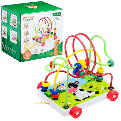 Лабиринт-каталка "Коровка" вид 2