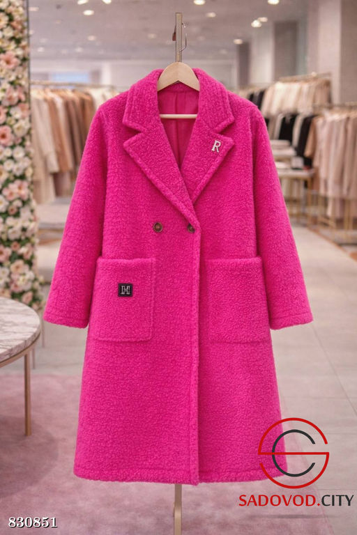 Пальто женское из барашка (тедди)