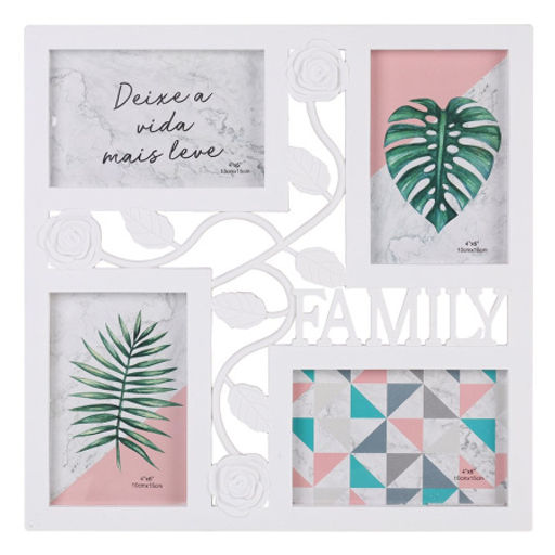 Фоторамка коллаж Семья 34,5х34 см / 047-1 /уп 36/ 4 фото - Галеонтрейд фото 5