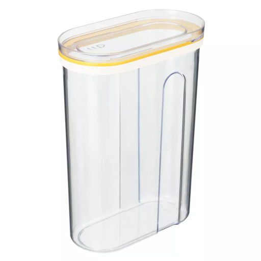 ЁМКОСТЬ ДЛЯ СЫПУЧИХ ПРОДУКТОВ С КРЫШКОЙ (СЛАЙДЕРОМ) 1,5Л (Желтый) - Phibo фото 2