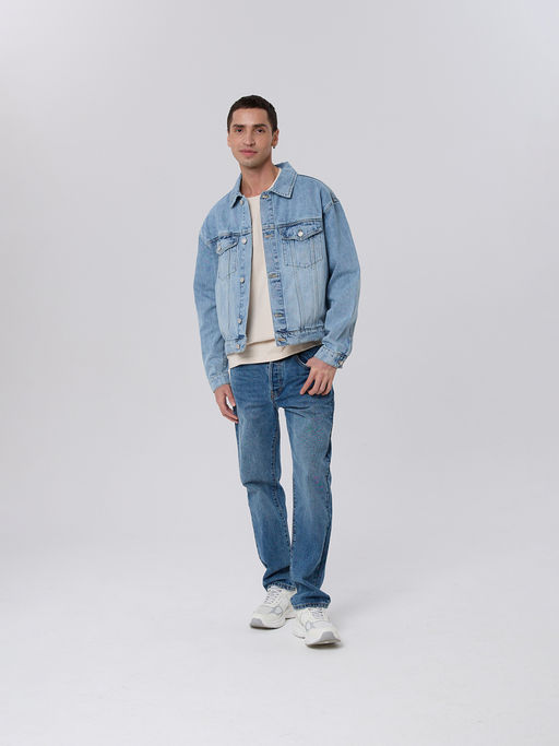 Мужская куртка джинсовая свободного кроя КЭЛВИН (CALVIN) / Lee Cooper  фото 3