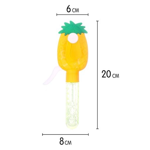 Цена за 24 шт. Мыльные пузыри-вентилятор Фрукты и овощи - Funny toys фото 2