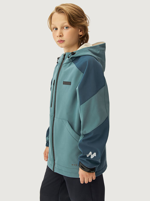 Ветровка 4л15526 мох/деним