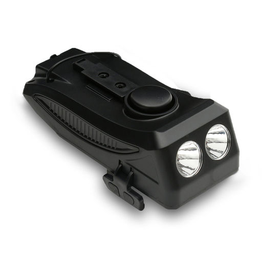 Фонарь велосипедный аккумуляторный,400 лм,2000 мАч,10 Вт,LED,3 режима,с сигналом,черный - Simaland фото 2