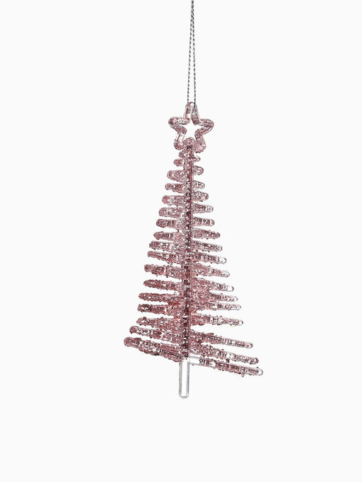 Цена за 3 шт. Ёлочная игрушка Зимнее волшебство. Ёлочка сияние звезда, 148 см, розовый фото 8