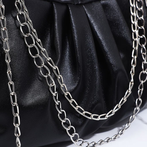 Сумка-багет на молнии, цвет чёрный - Simaland фото 4