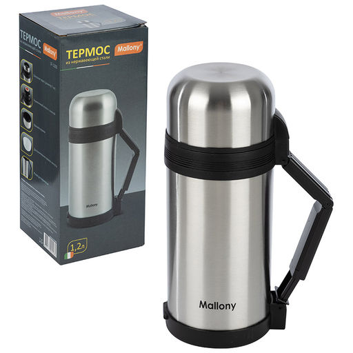 Термос Mallony SF-1200 1,20 л нерж.ст.,арт. 073003