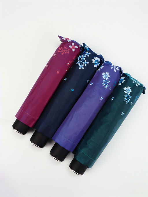 Зонт механический «Хамелеон», эпонж, 4 сложения, 10 спиц, R=49/56 см, d=98 см, МИКС