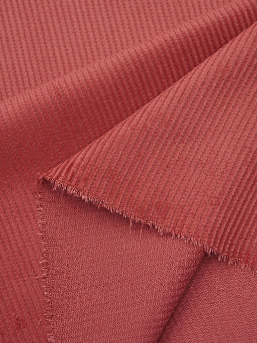 Вельвет цв.Винтажный красно-терракотовый, ш.1.5м, хлопок-100%, 285гр/м.кв - Купава фото 4