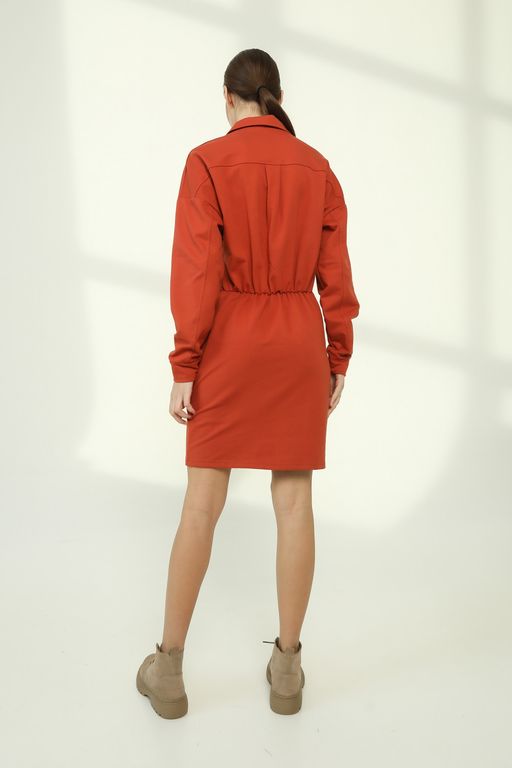 Платье женское 302L3-22 терракотовый - Solo mio фото 7