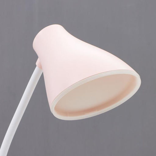 Лампа настольная RISALUX 16267/1PK, светодиодная, 3 Вт, 3 режима, USB, розовая, 9.7×18×43 см