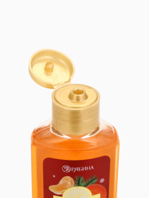 Цена за 2 шт. Гель для душа новогодний, аромат: сливочный мандарин, 100 мл, Ural Lab фото 4