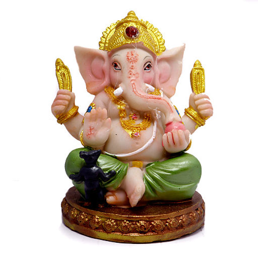 Статуэтка Ганеш Оберег на удачу и процветание через мудрость 9см