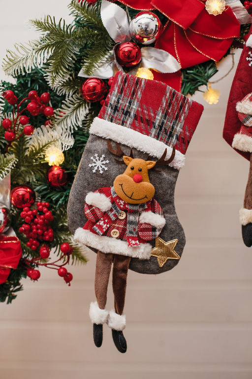 Новогодние носки для подарка 2 шт