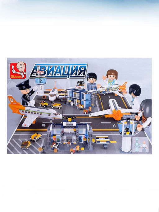 Конструктор «Международный аэропорт», 678 деталей