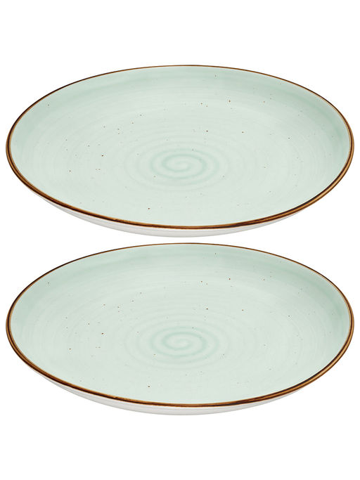 Набор тарелок десертных 2 пр. 20*20*2,5 см Кантри Крафт, светло-зеленый - Elan gallery фото 5