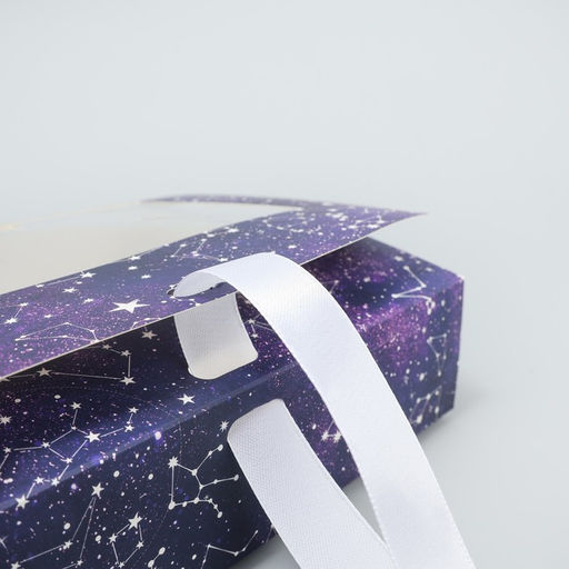 Цена за 5 шт. Коробка-фоторамка складная Ты мой космос, 20 х 18 х 5 см - Дарите счастье фото 4